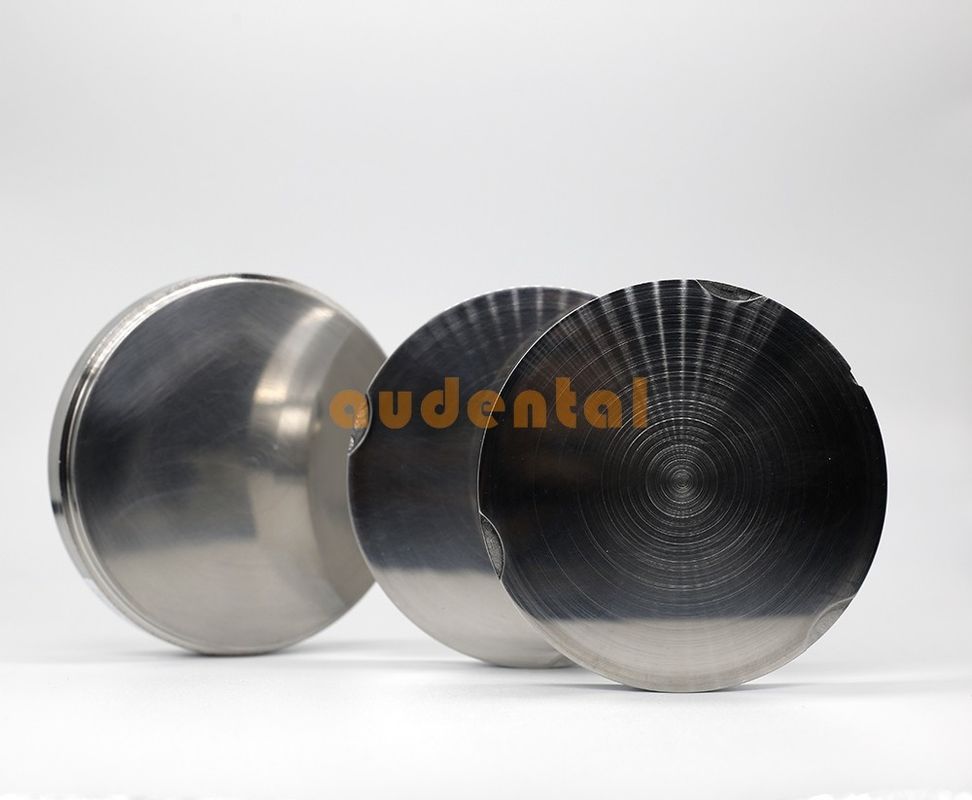 Audental CAD CAM Bahan penggilingan gigi 98mm Cobalt Chrome Chromium Disc untuk laboratorium gigi