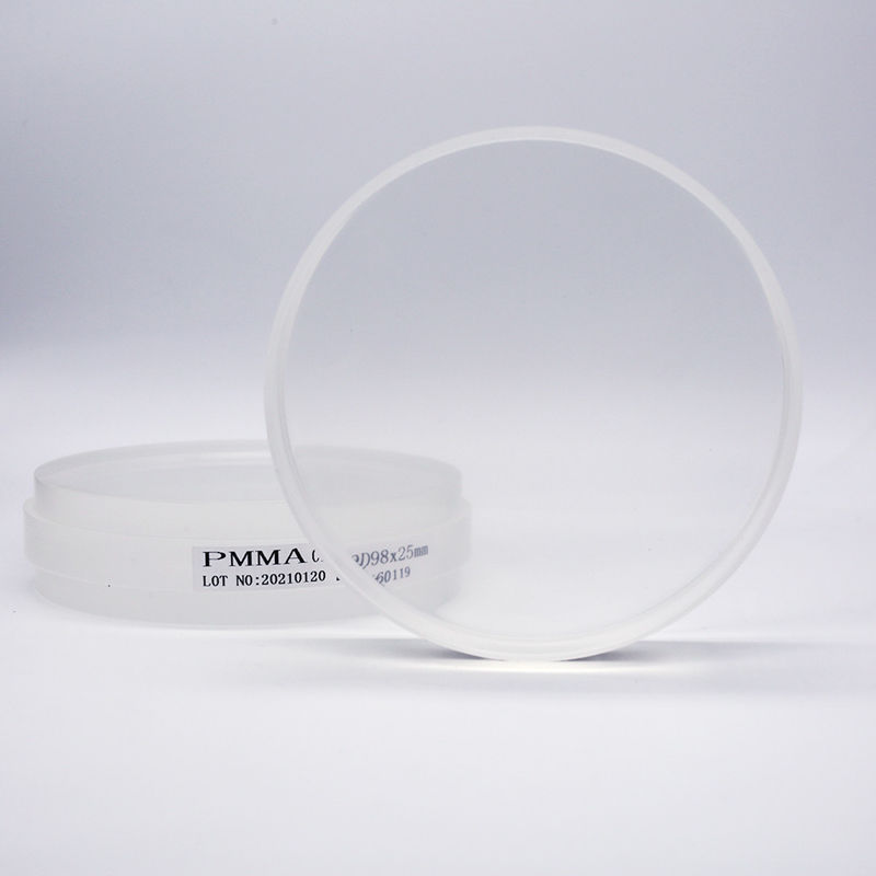 Dental Laboratory PMMA Discs 10/12/14/16/18/20/22/24/30 untuk mahkota dan jembatan sementara