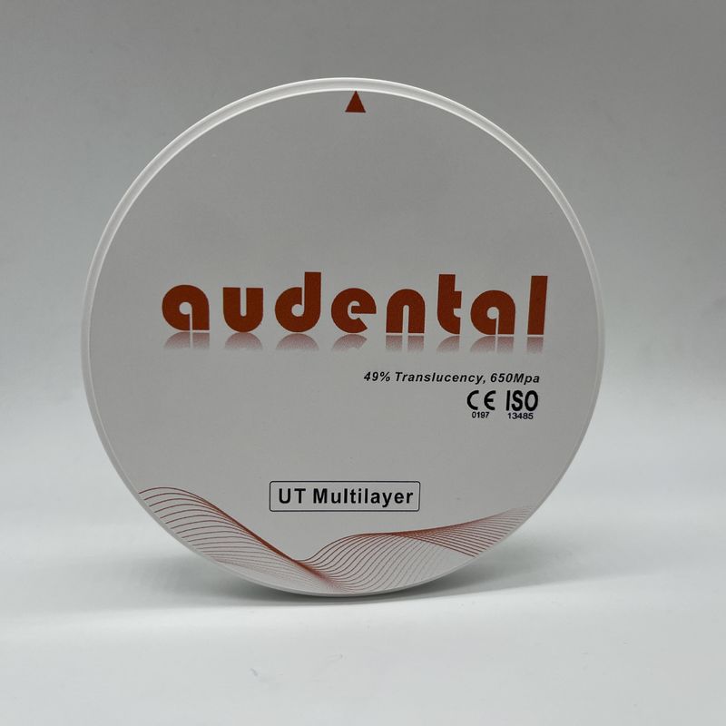 Blok Zirkonia Gigi Multilayer UT/DUT Translusensi Tinggi dan Kekuatan untuk Estetika Optimal