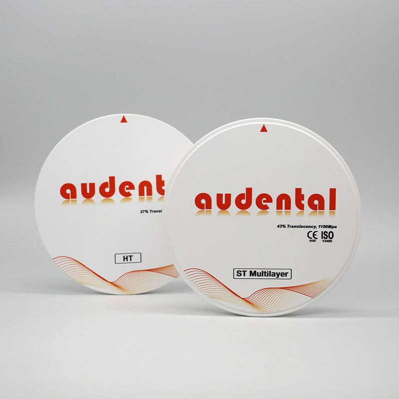 Permukaan halus Vita 16 Zirconia Blok Disk Bulat untuk Estetika dan Ketahanan Optimal Ketebalan 12mm