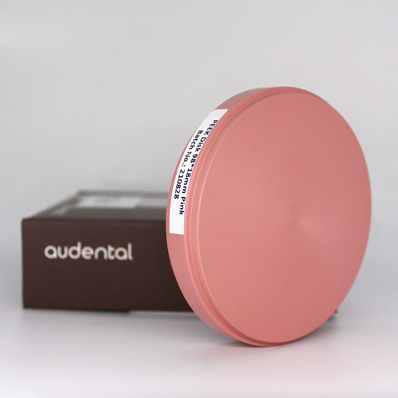 Dental PEEK Block dalam Natural Yellow Pink White Shade 2S 3S untuk Kinerja Optimal