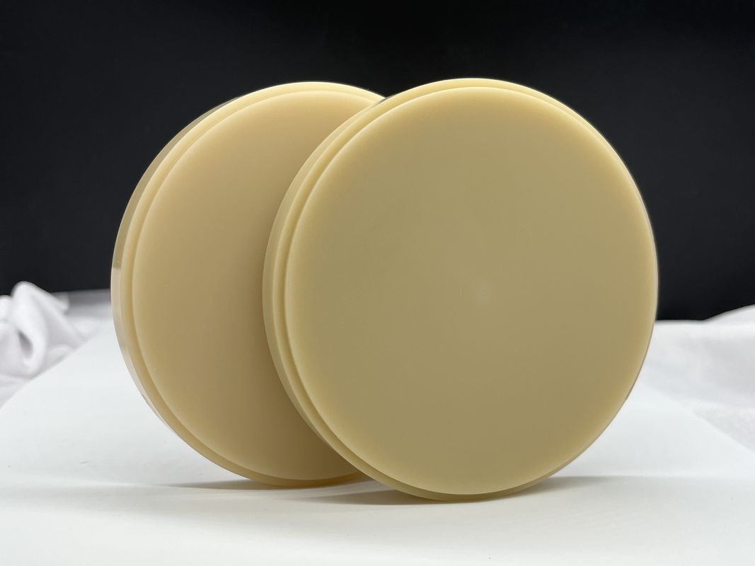 Audental Dental Pmma Blok 98 * 10mm Precision Milled tahan lama untuk mahkota sementara