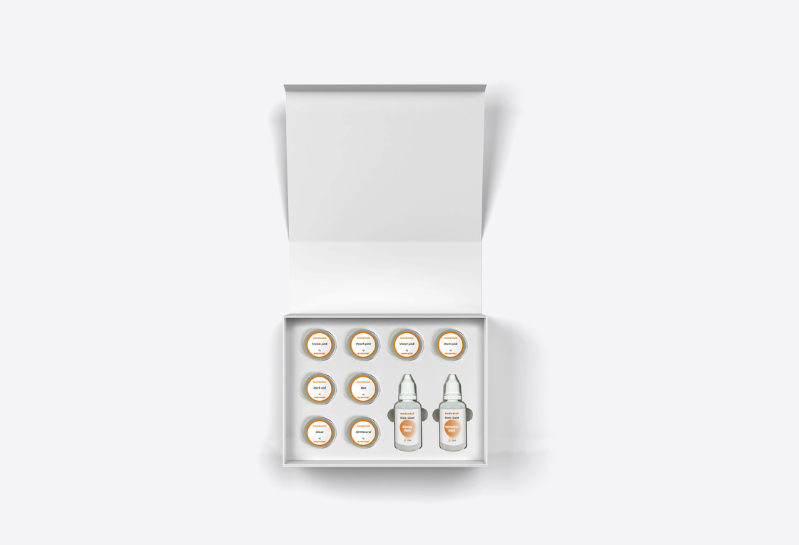 Pasta Pewarna & Glasir Laboratorium Gigi 25ml Cairan 4g Pasta Glasir 3D Bahan Pewarna dan Glasir