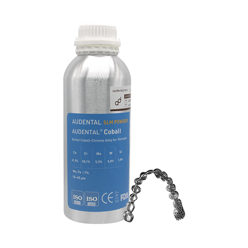 Serbuk Audental CoCr SLM Paduan Cobalt-Chromium Kemurnian Tinggi untuk Pencetakan Logam 3D Gigi dan Sintering Laser