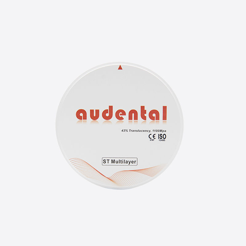 Dental Zirconia Blok material zirconium dioksida dengan struktur multilayer untuk meningkatkan estetika alami dan kekuatan