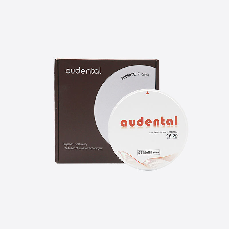 Dental Zirconia Blok material zirconium dioksida dengan struktur multilayer untuk meningkatkan estetika alami dan kekuatan