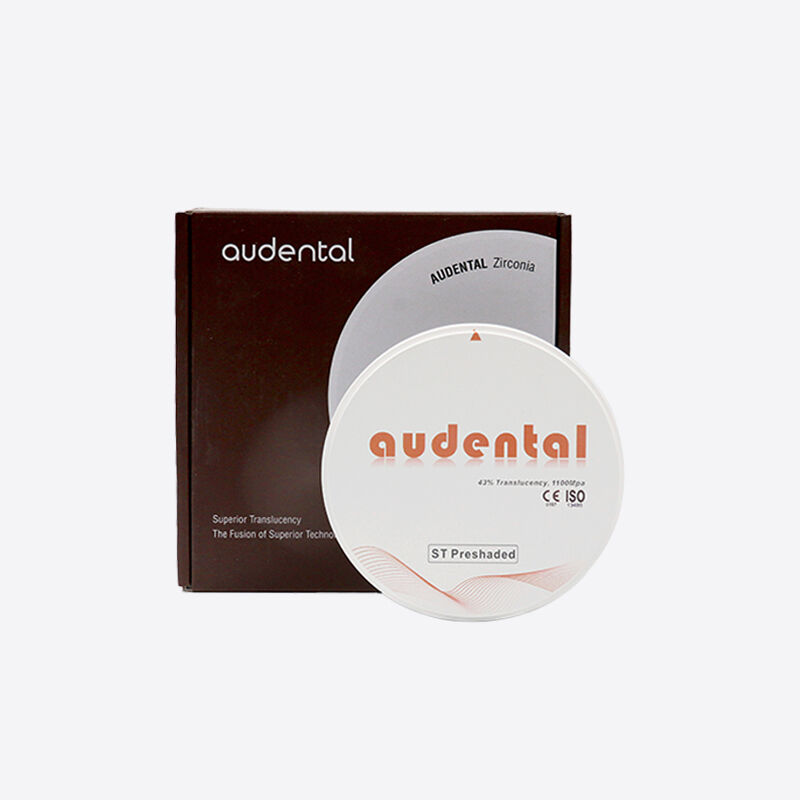 Blok Zirconia Pre Shaded Cocok untuk Mahkota Jembatan Inlays Onlays dan Full Arch Restorasi dengan Kinerja Sintering