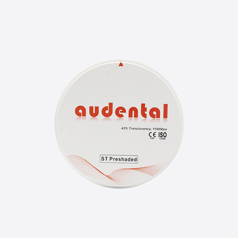 Blok Zirconia Pre Shaded Cocok untuk Mahkota Jembatan Inlays Onlays dan Full Arch Restorasi dengan Kinerja Sintering