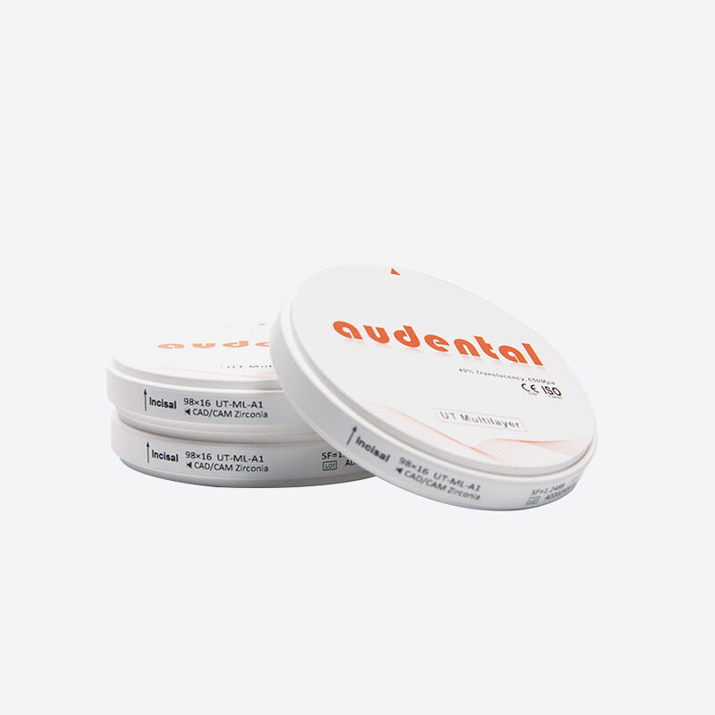 Blok Zirconia Multilayer yang Dirancang Presisi Dengan Kekuatan yang Seimbang dan Estetika Alami untuk Aplikasi Gigi