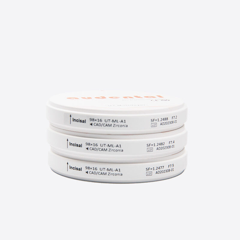 Blok Zirconia Multilayer yang Dirancang Presisi Dengan Kekuatan yang Seimbang dan Estetika Alami untuk Aplikasi Gigi