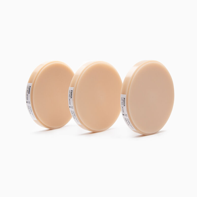 Blok PMMA Gigi dengan Kekuatan Lentur 150Mpa dan Kepadatan Antara 132 dan 151g per Ml Ideal untuk Restorasi Gigi