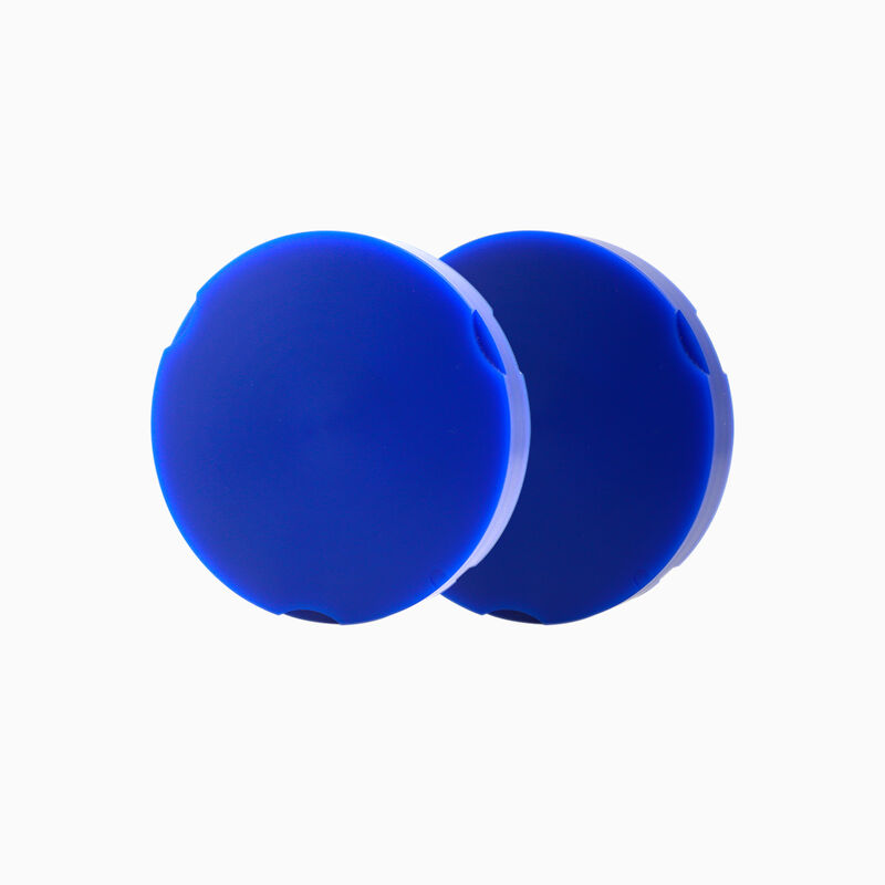 Dental Wax Disc dalam berbagai warna biru hijau putih dirancang untuk membakar bersih dan memungkinkan mudah visualisasi morfologi oklusal