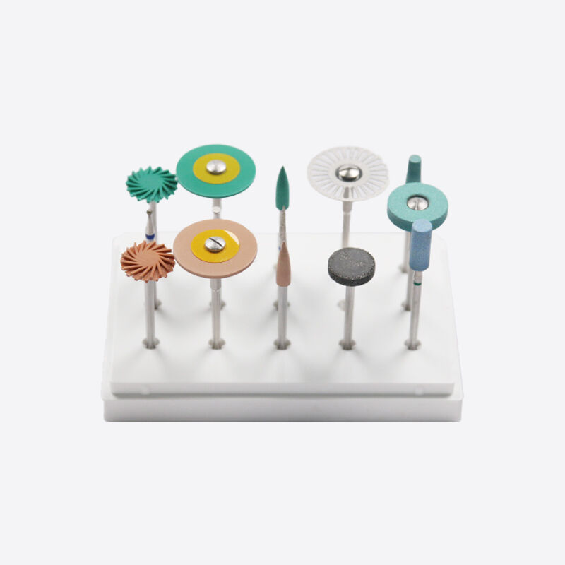 Zirconia Polishing Bur alat gigi berlian profesional untuk polishing zirconia pmma lilin dengan sertifikasi CE dan lima