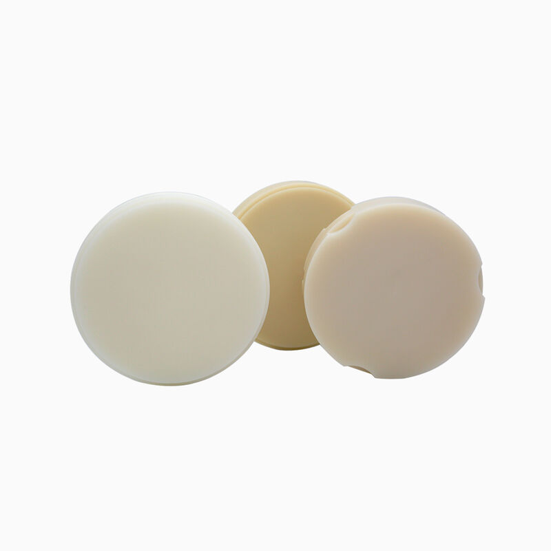 Dental Pmma Block Pink A2 Shade dengan Dimensi 98mm dan 95mm Ideal untuk Penggilingan Mahkota Sementara Jembatan dan Gigi Penuh