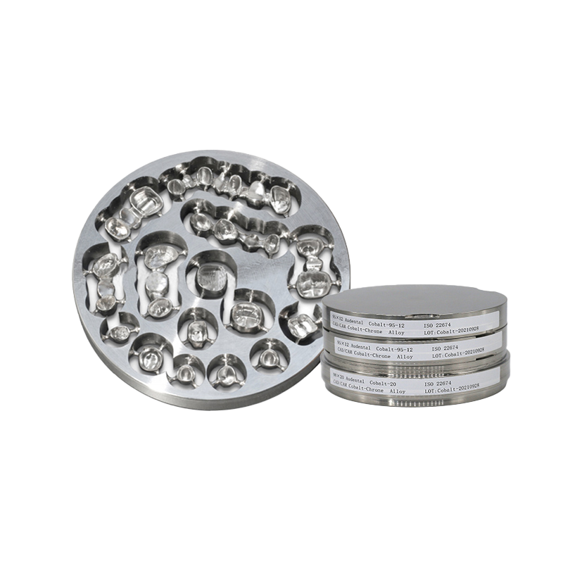 Cobalt Chrome Block kobalt krom paduan disk cocok untuk mahkota gigi jembatan implan didukung batang dan penggilingan kosong