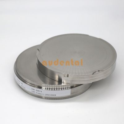 Audental Dental Lab Gunakan 98x12mm Milling Metal Kobalt Kromium Cocr Disc Kobalt Kromium Disk