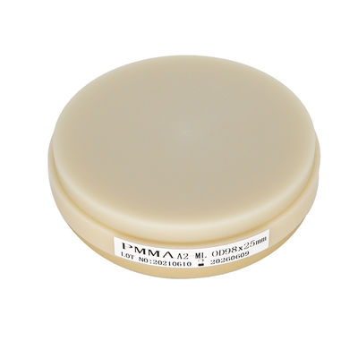 Dental Multilayer Pmma Disc AG Gigi Tiruan Buatan 98mm / 95mm