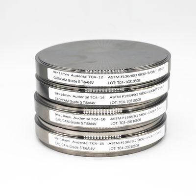 Audental Medical CAD CAM Sistem Milling Titanium Disc untuk Abutments Implan China Pabrik Produsen