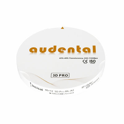 Gradien 3D Multilayer Zirkonia Kosong Laboratorium Bahan Gigi Zirkonia FDA