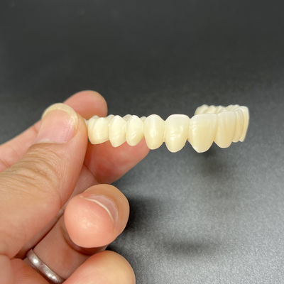 HT White Lithium Disilicate Memblokir Bahan Zirkonia CAD CAM Untuk Lab Gigi