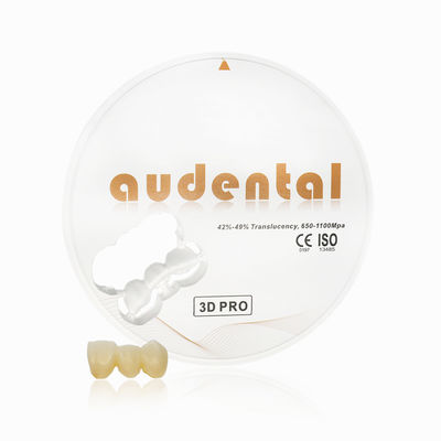 98/95/92mm Dental Zirconia Block dengan permukaan halus OEM/ODM