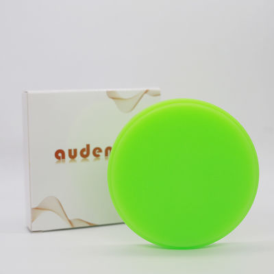 Audental Green Blue Dental Wax Carving Block Untuk Sistem Penggilingan CAD/CAM