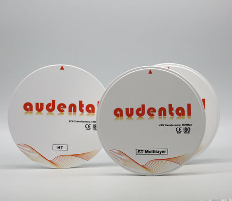 43% Translucent Vita 16 Sinter Zirconia Blok permukaan halus untuk laboratorium gigi
