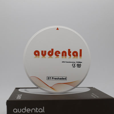 Audental Crown and Bridges ST Blok Zirconia yang sudah dilapisi dengan sistem CAD/CAM