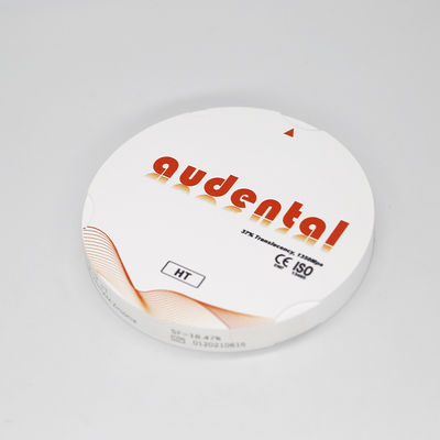 Kekuatan 1350MPa Translucent HT White Zirconia Blocks OEM/ODM Tersedia dalam Paket Karton