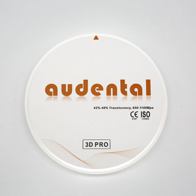 92/95/98mm Multilayer Dental Zirconia Blok Translucence Tinggi untuk Kemampuan Bio yang Sempurna