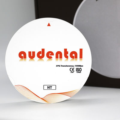Audental CAD CAM Zirconia Blok 1350MPa HT Blank Blok Penggilingan Gigi