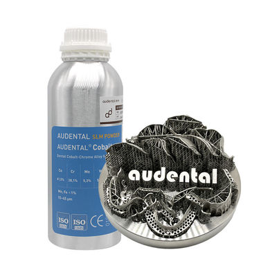 Audental 5kg per botol Dental Teeth Material 3d printer CoCr bubuk logam kobalt gigi krom