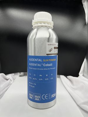 Audental CoCr Cobalt Chromium SLM Powder untuk Pencetakan Metal 3D Gigi