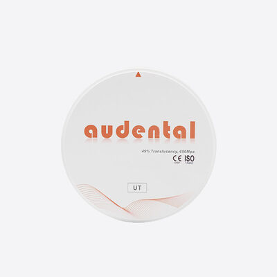 Dental Zirconia Block CAD CAM Material dengan Transmittansi Cahaya yang sangat baik dan Kinerja Sintering untuk Aplikasi Gigi